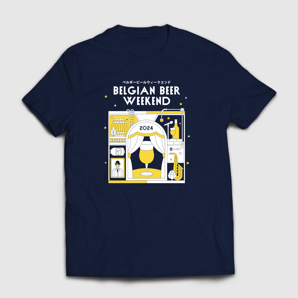 BBW2024 オリジナルT-shirt (ネイビーブルー)
